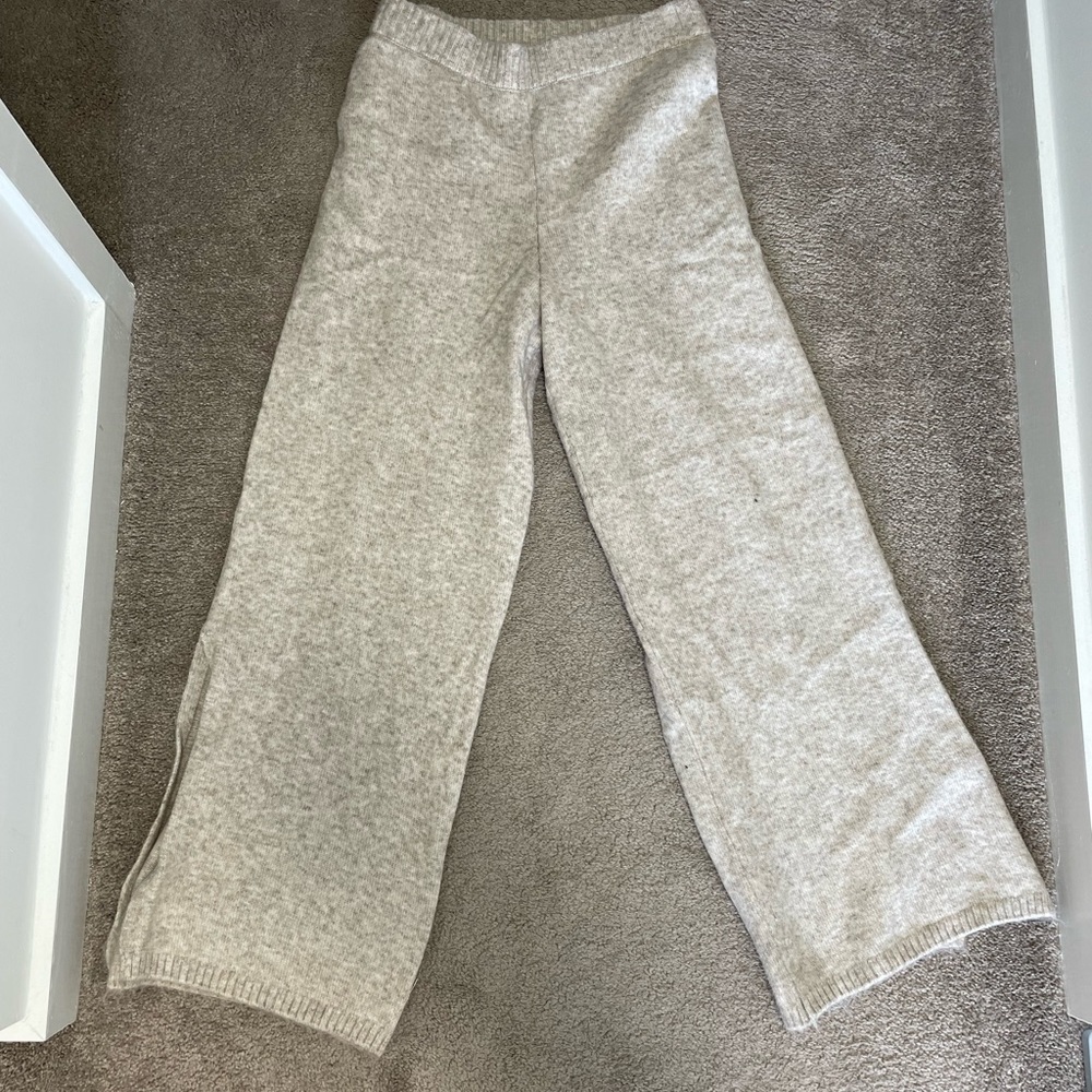 H&M Cream Knit Pants